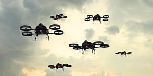 flying military drones